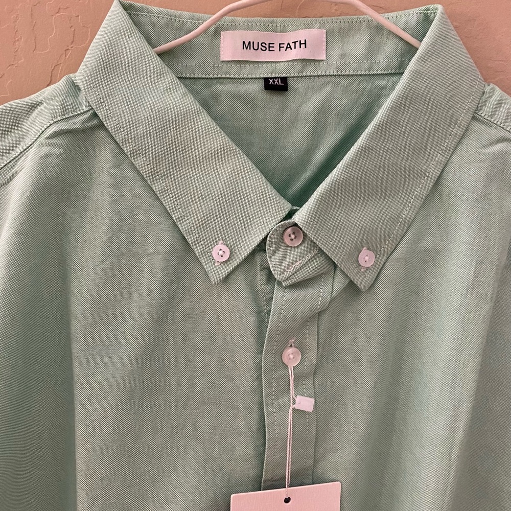 Muse Fath Men’s Long Sleeve Dress Shirt XXL New With Tags - Picture 3 of 4